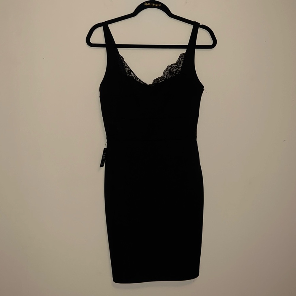 NWT Black Body Con Dress Size S